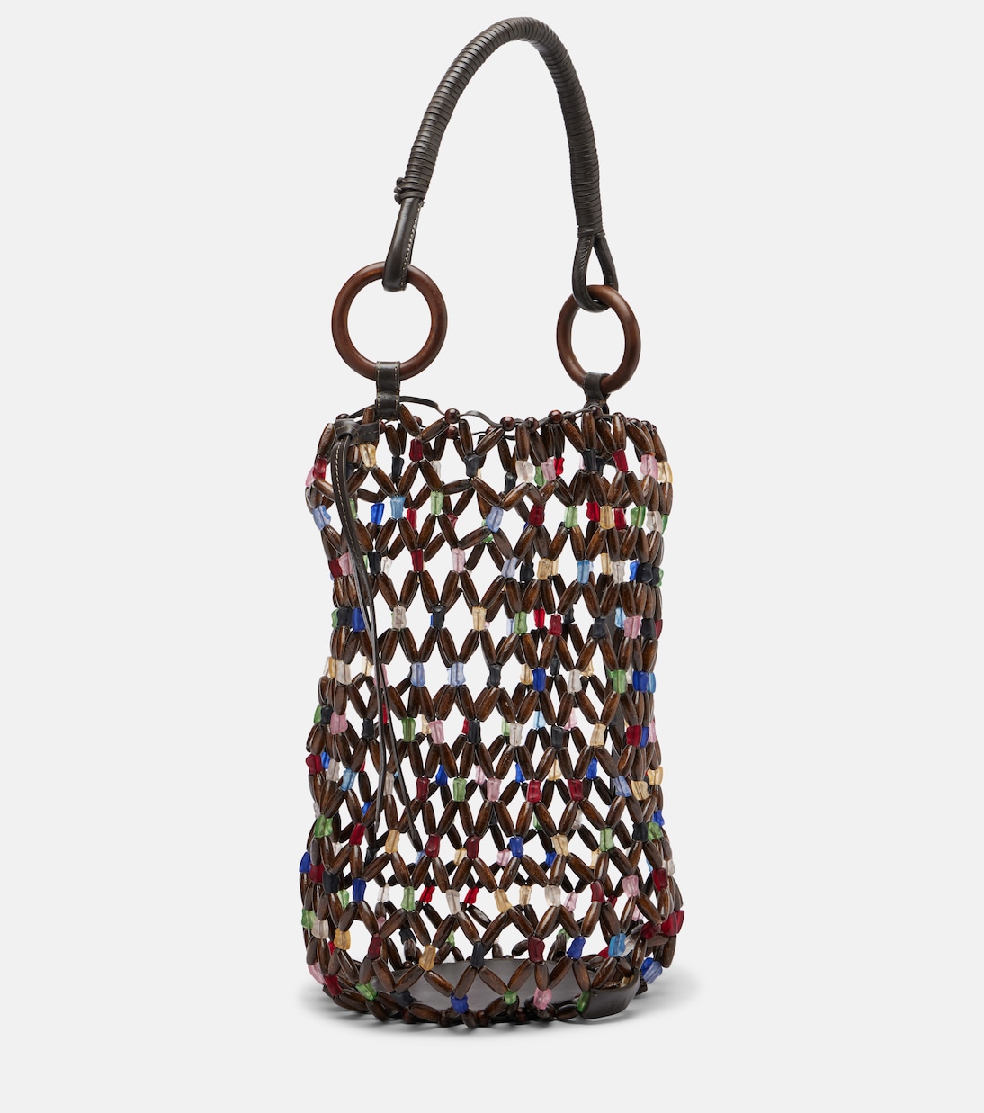 Del Mar beaded shoulder bag | Staud