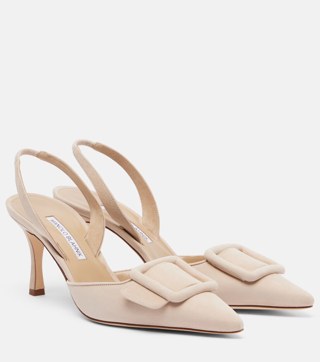 Slingback-Pumps Maysli aus Veloursleder | Manolo Blahnik