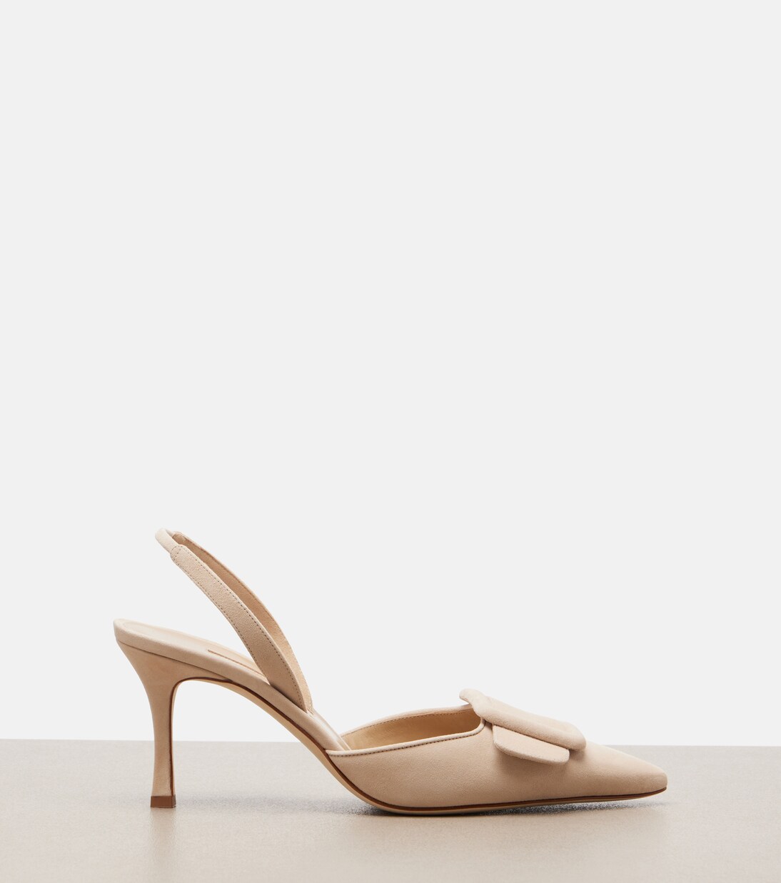 Slingback-Pumps Maysli aus Veloursleder | Manolo Blahnik