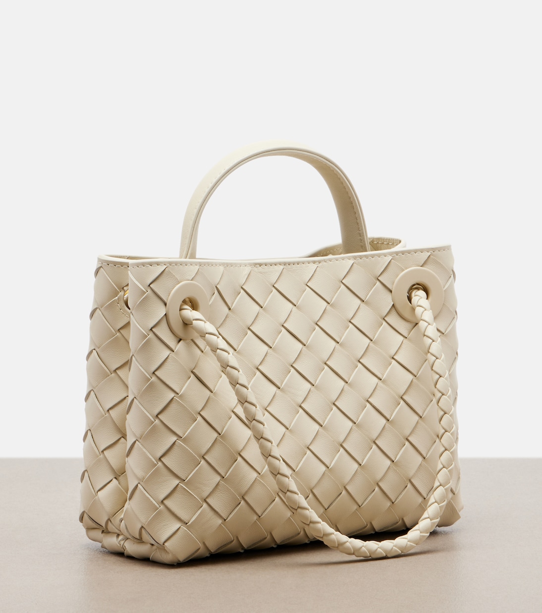 Andiamo Mini leather top-handle bag | Bottega Veneta