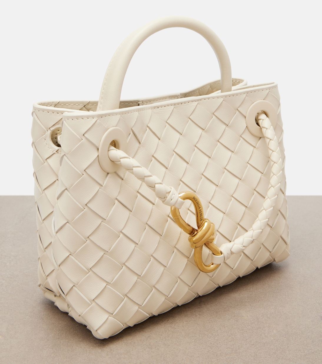 Andiamo Mini leather top-handle bag | Bottega Veneta