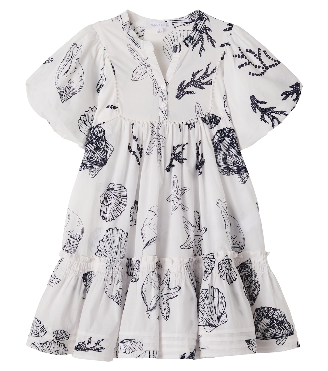 Cruz printed dress | Poupette St Barth Kids