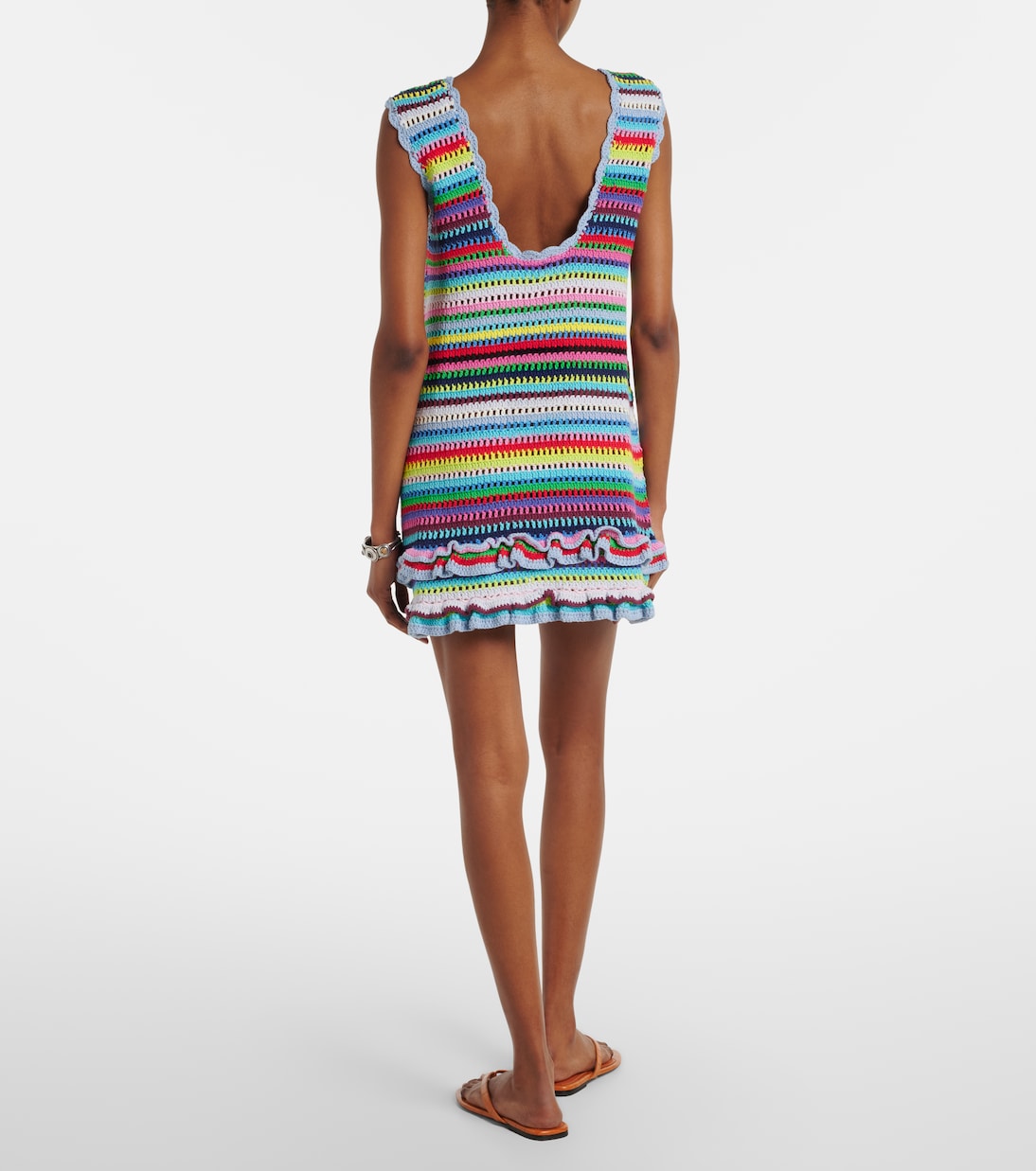 Crocheted minidress | Ganni