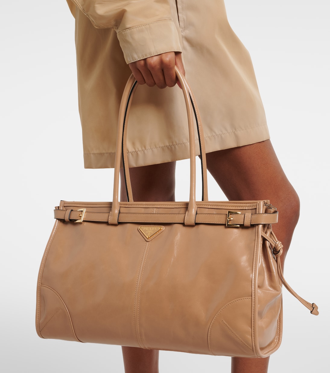 Prada Bonnie Large leather shoulder bag | Prada