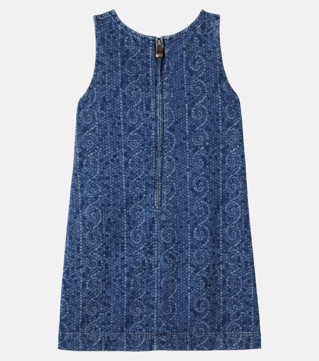 Printed denim dress | Versace Kids
