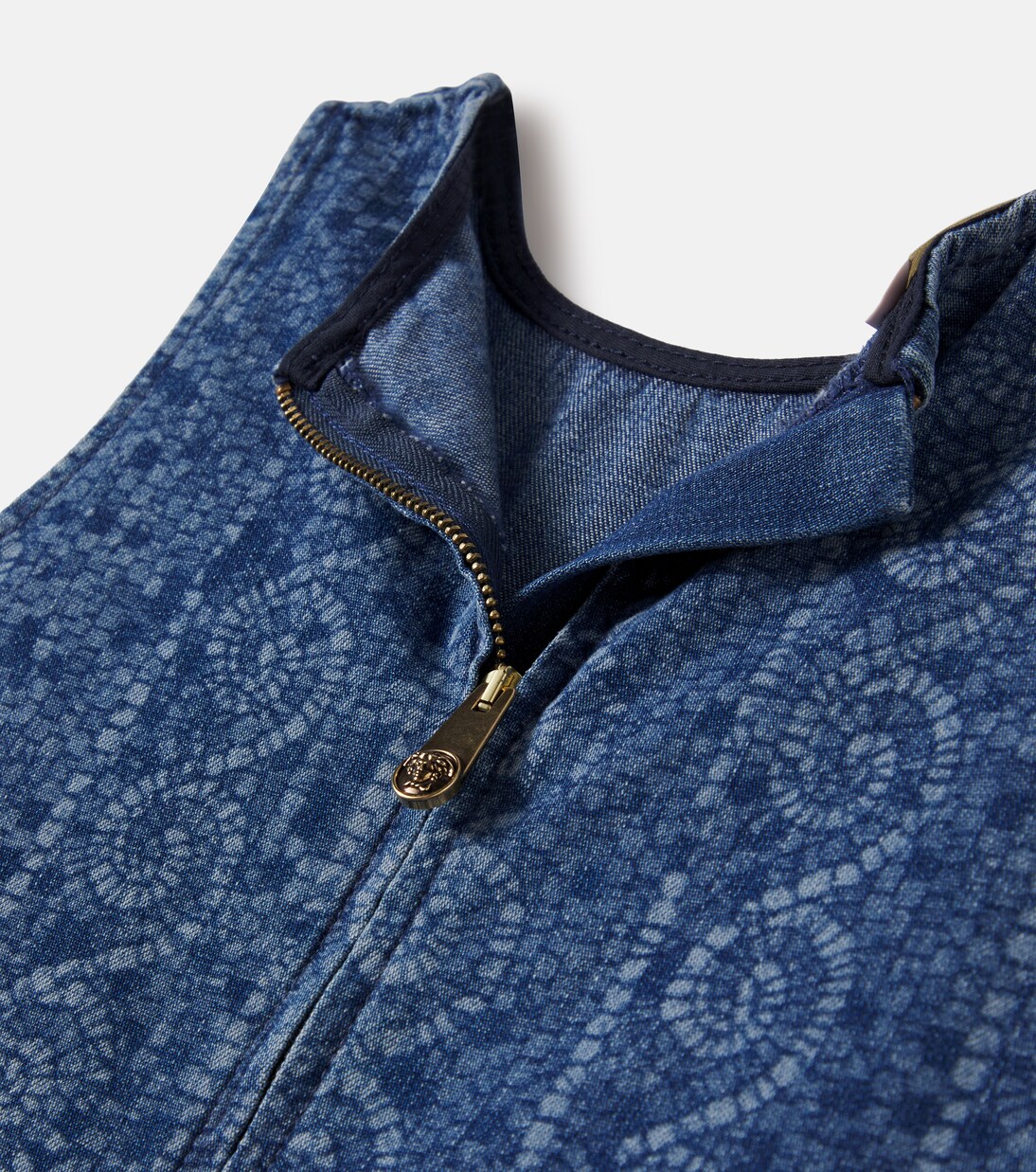 Printed denim dress | Versace Kids