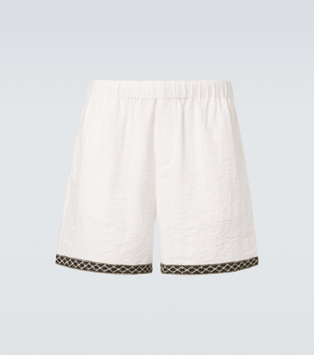Crochet-trimmed shorts | Commas