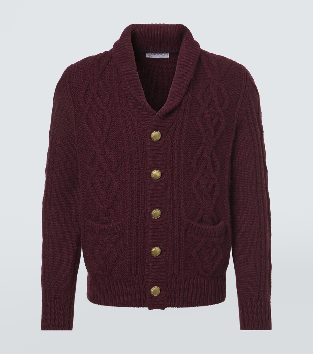 Cable-knit cashmere cardigan | Brunello Cucinelli