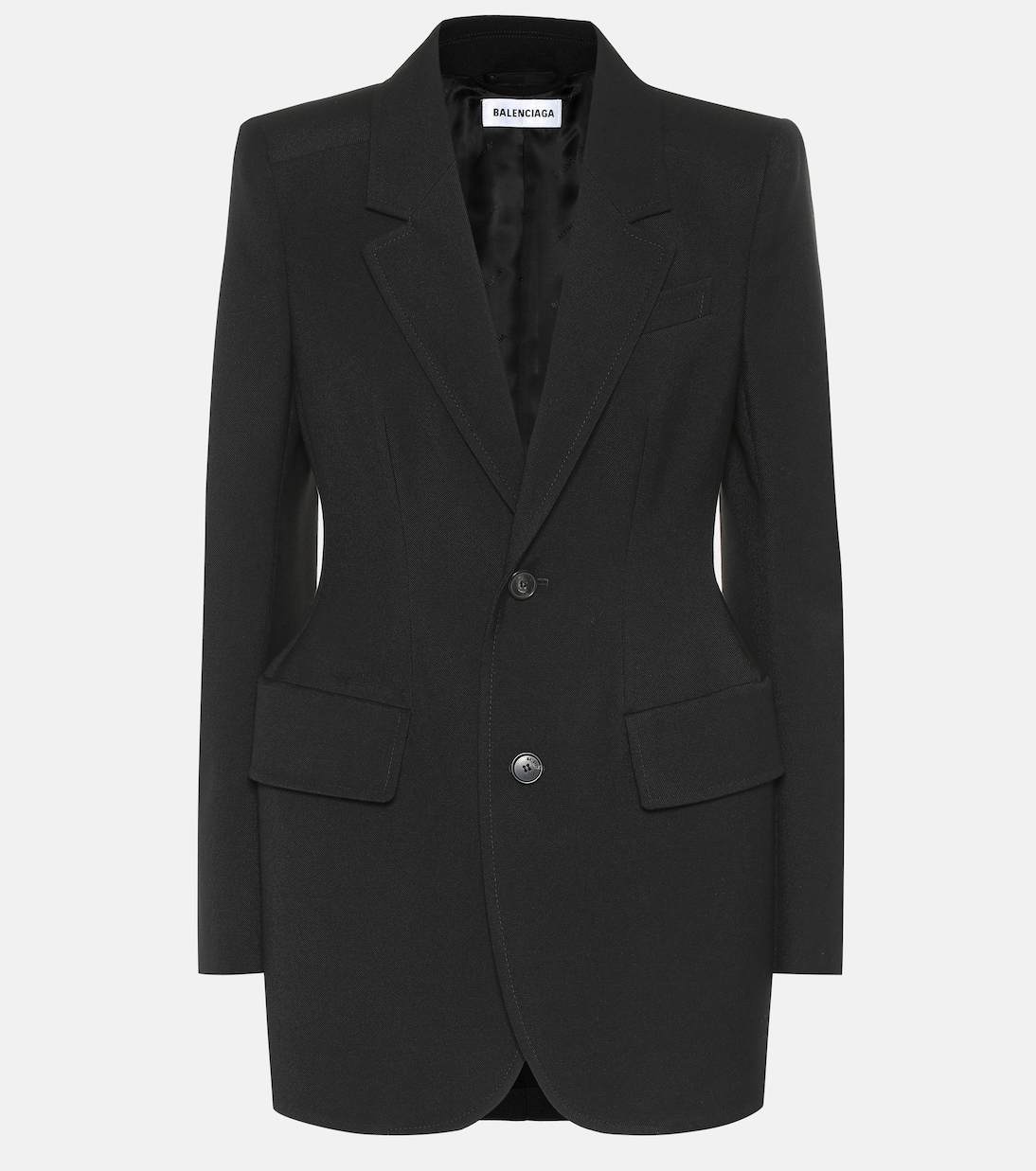 Hourglass virgin wool blazer | Balenciaga