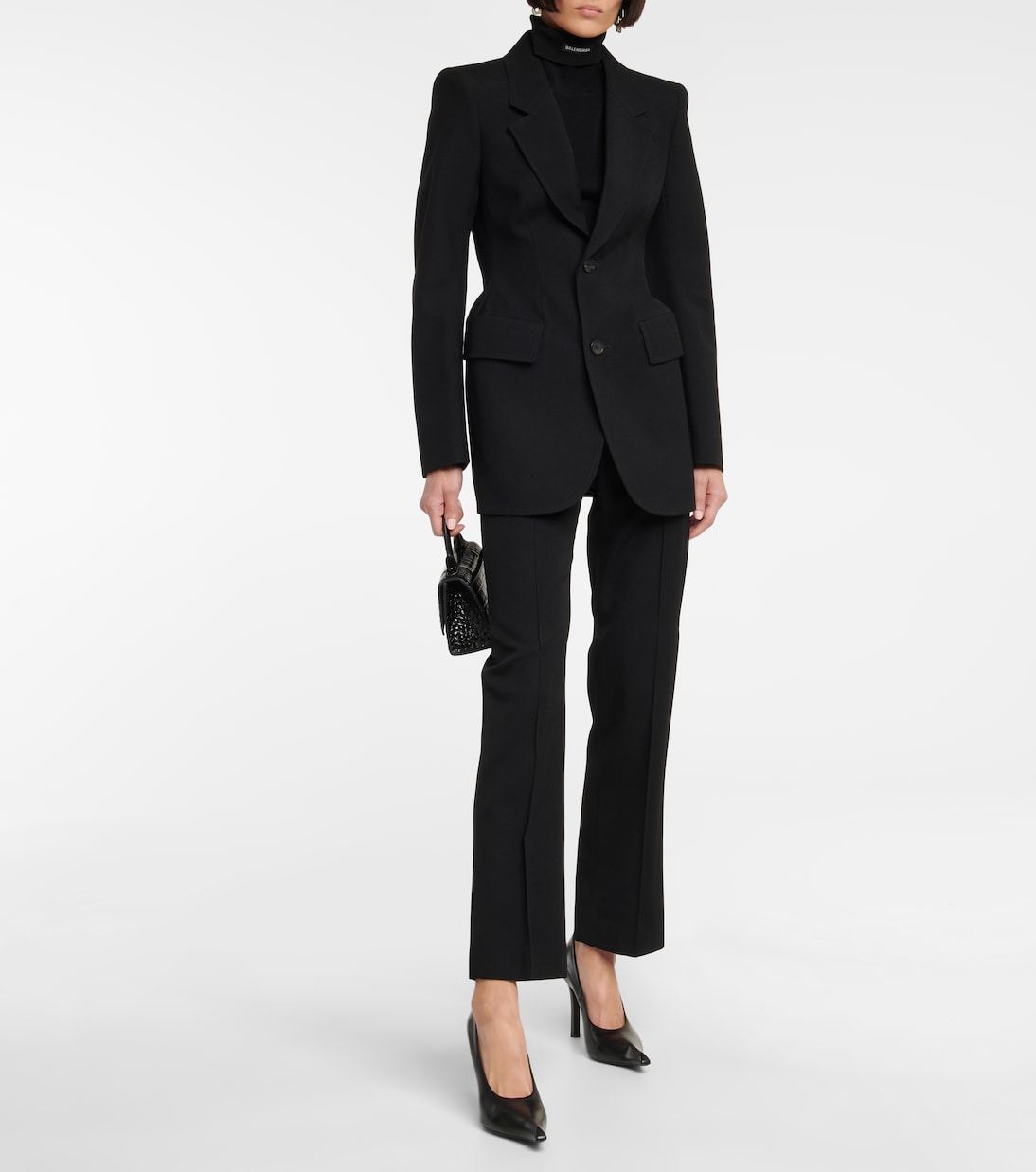 Hourglass virgin wool blazer | Balenciaga