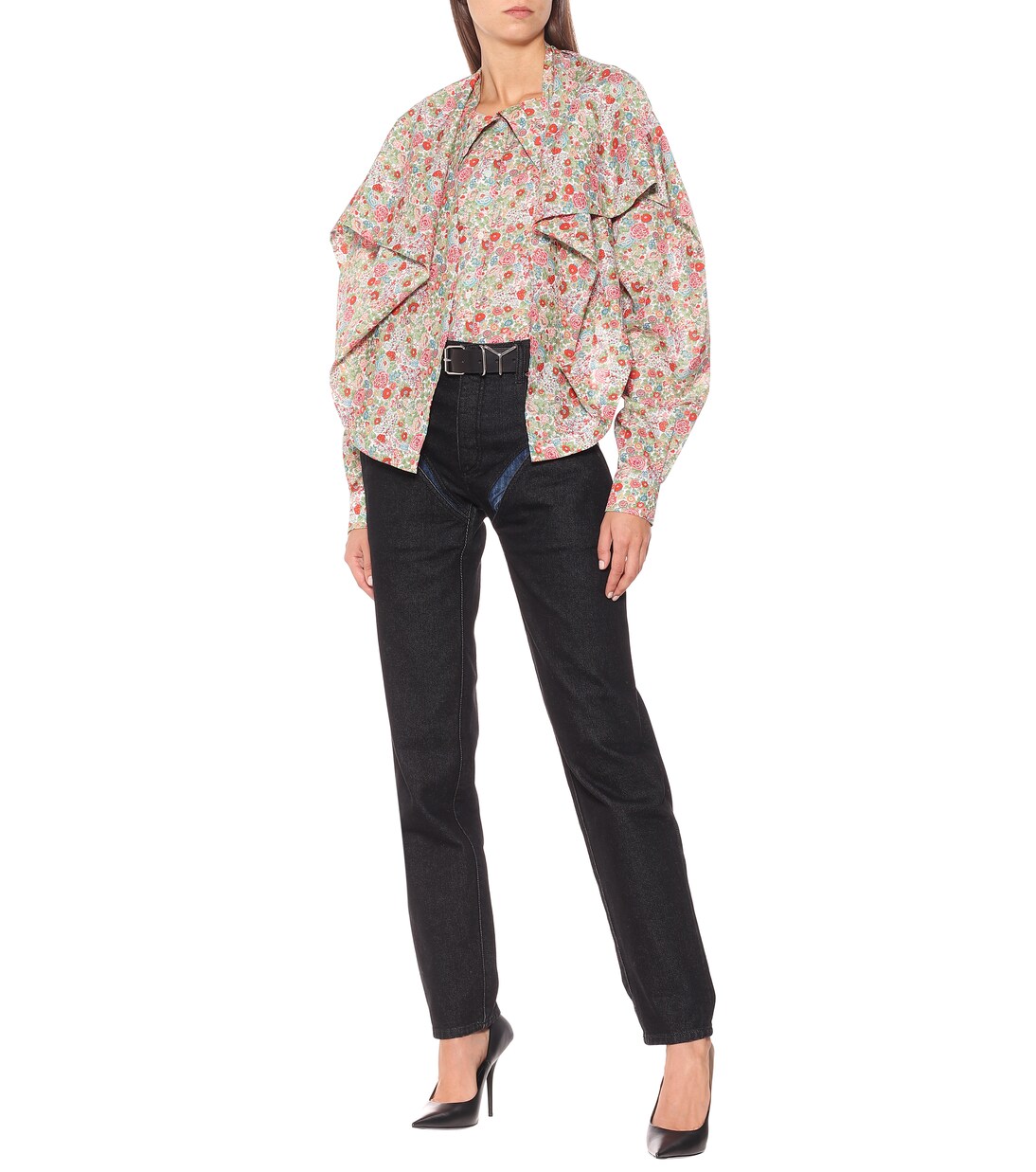 Chemise en coton à fleurs | Y/Project