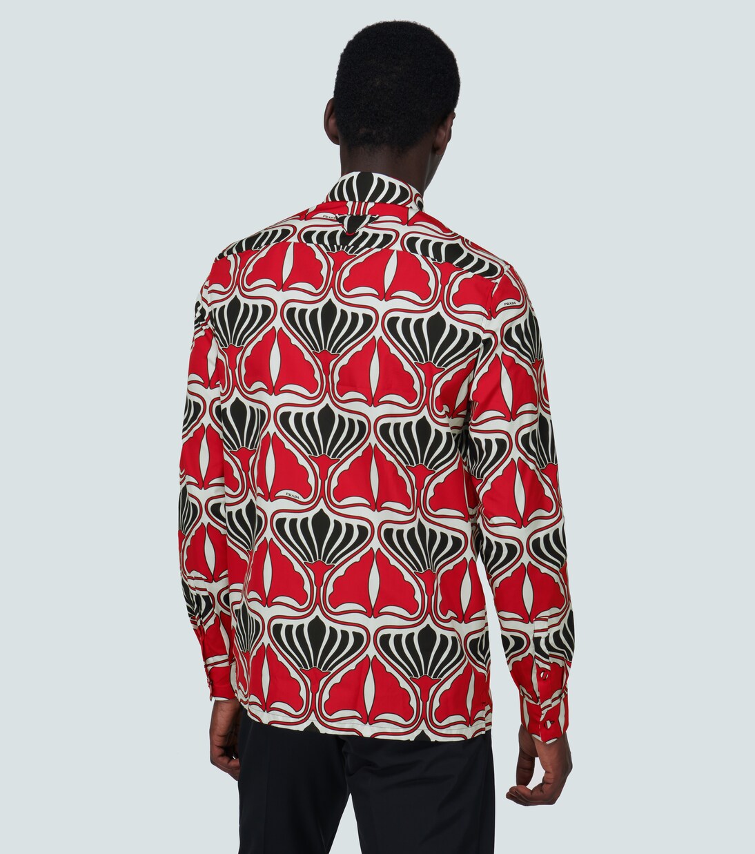 Bedrucktes Hemd aus Baumwolle | Prada