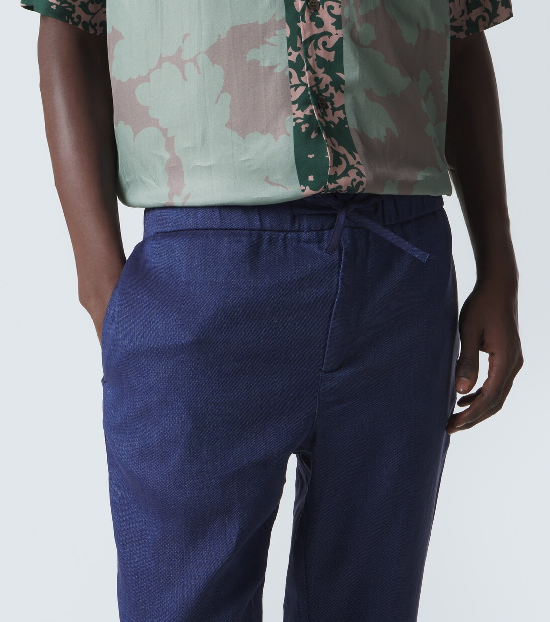 Linen and cotton chinos | Frescobol Carioca