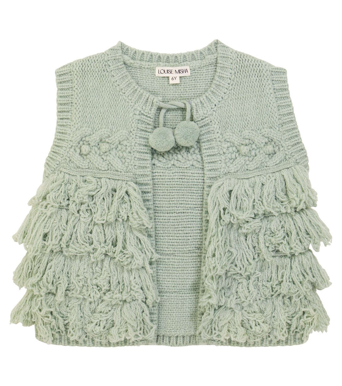 Sylvania fringe-trimmed vest | Louise Misha