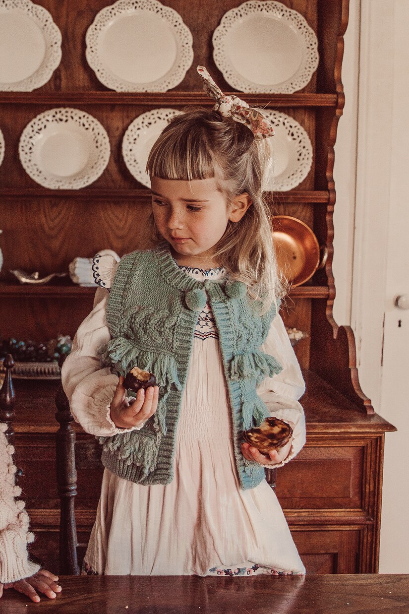 Sylvania fringe-trimmed vest | Louise Misha