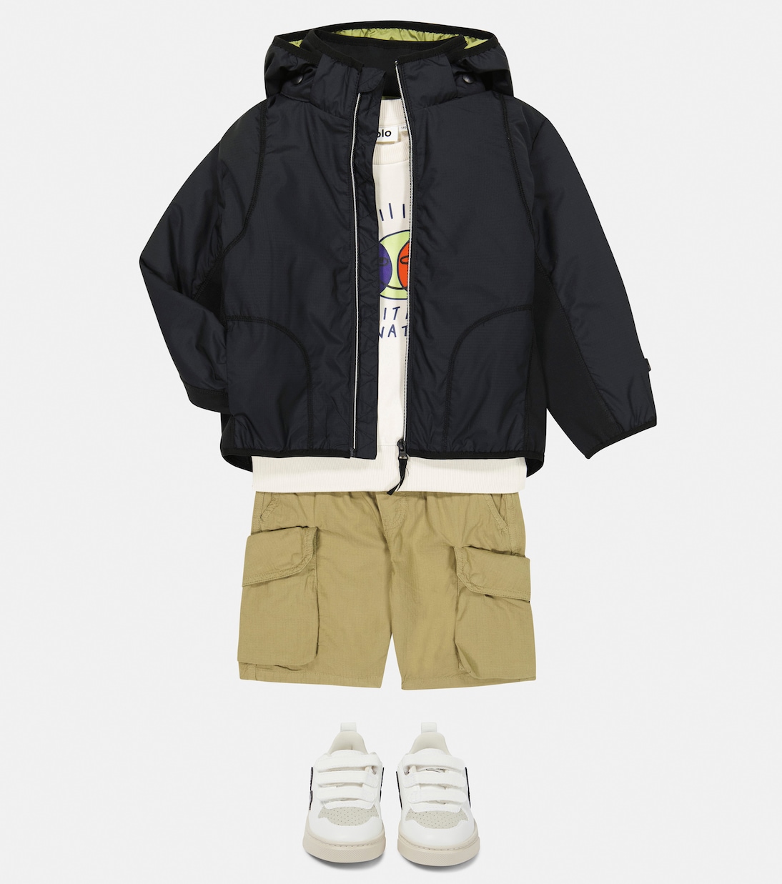 Felpa Mike in cotone con stampa | Molo