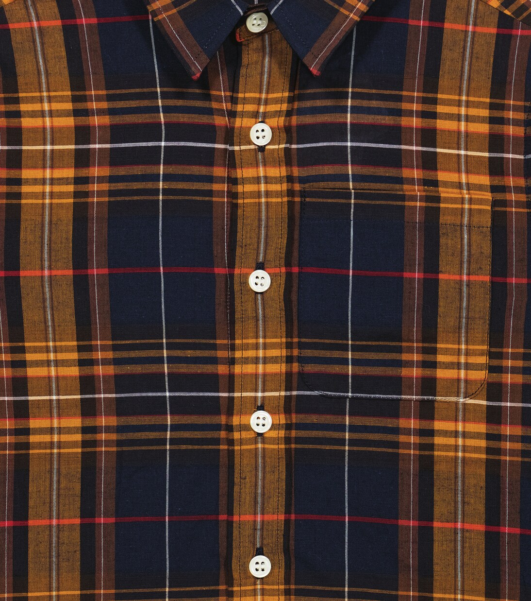 Tango 타탄 체크 코튼 블렌드 셔츠 | Bonpoint