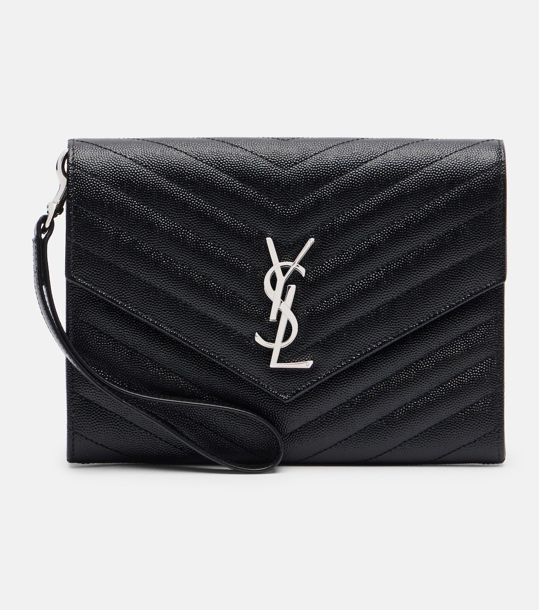 Cassandre leather clutch | Saint Laurent