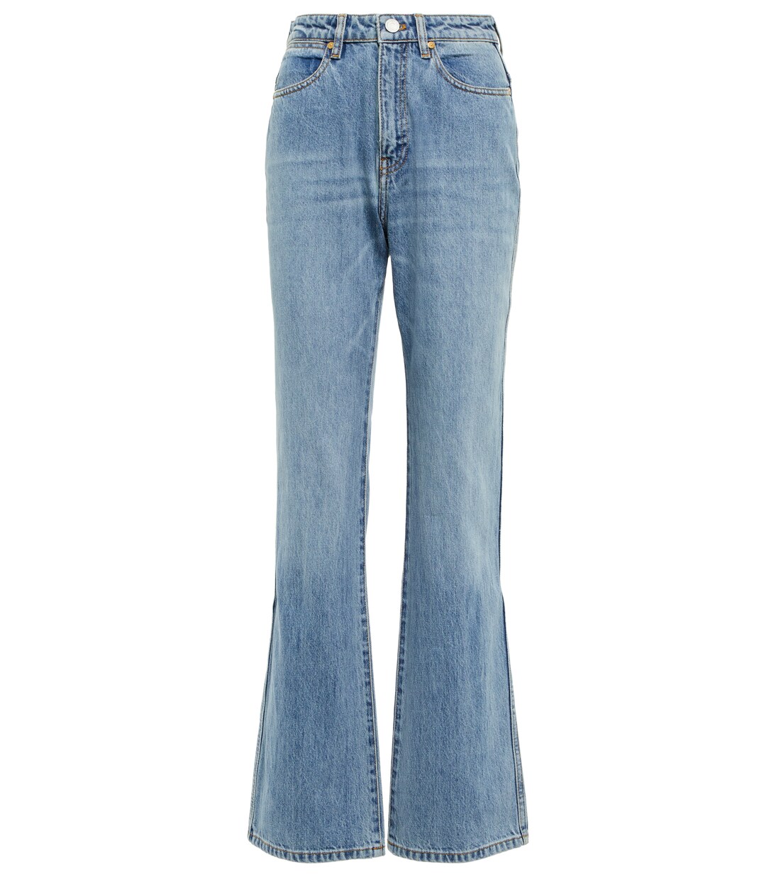 Fulham high-rise straight jeans | Joseph