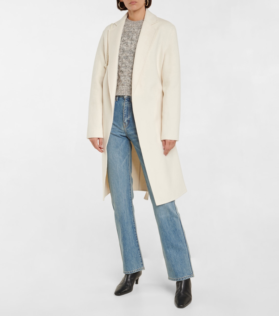 Fulham high-rise straight jeans | Joseph