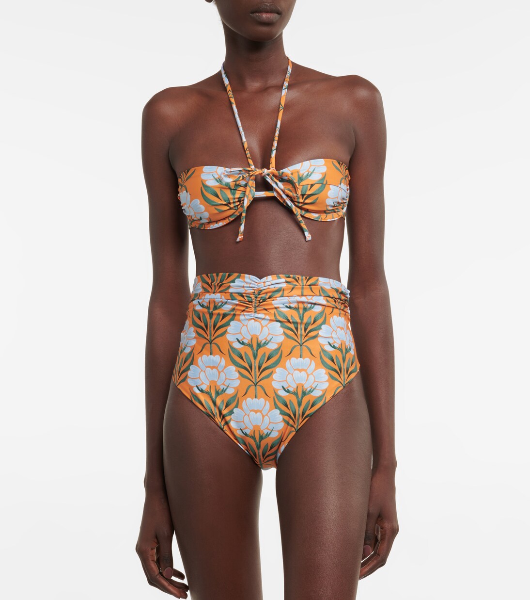 Haut de bikini Bronce à fleurs | Agua by Agua Bendita
