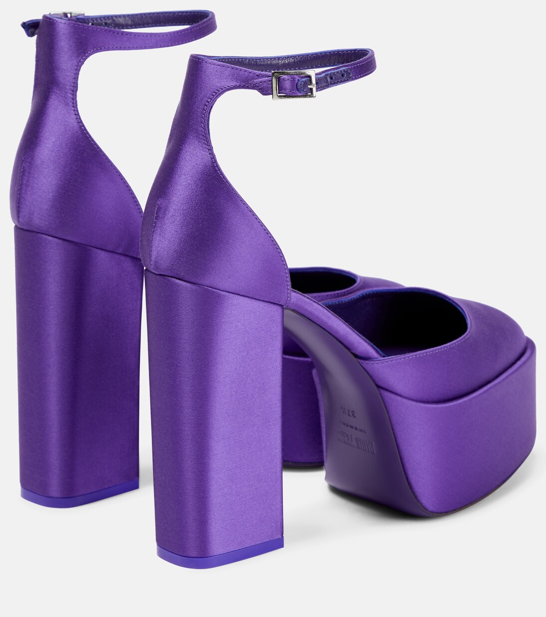 Pumps Dalilah in raso con plateau | Paris Texas