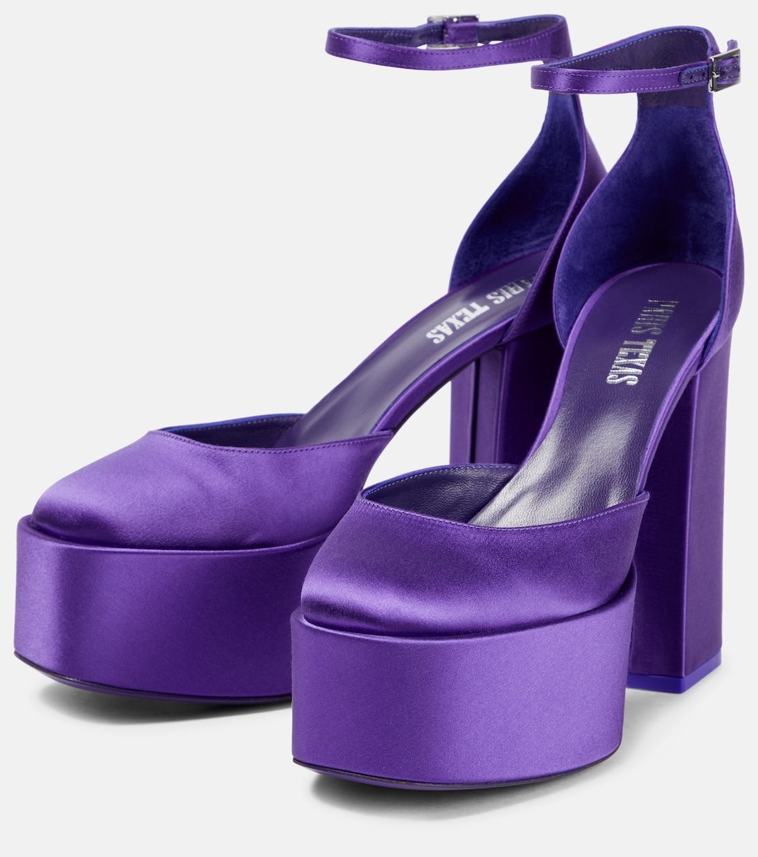 Pumps Dalilah in raso con plateau | Paris Texas