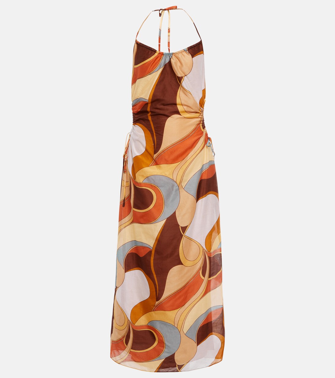 Midikleid aus Baumwolle und Seide | SIR