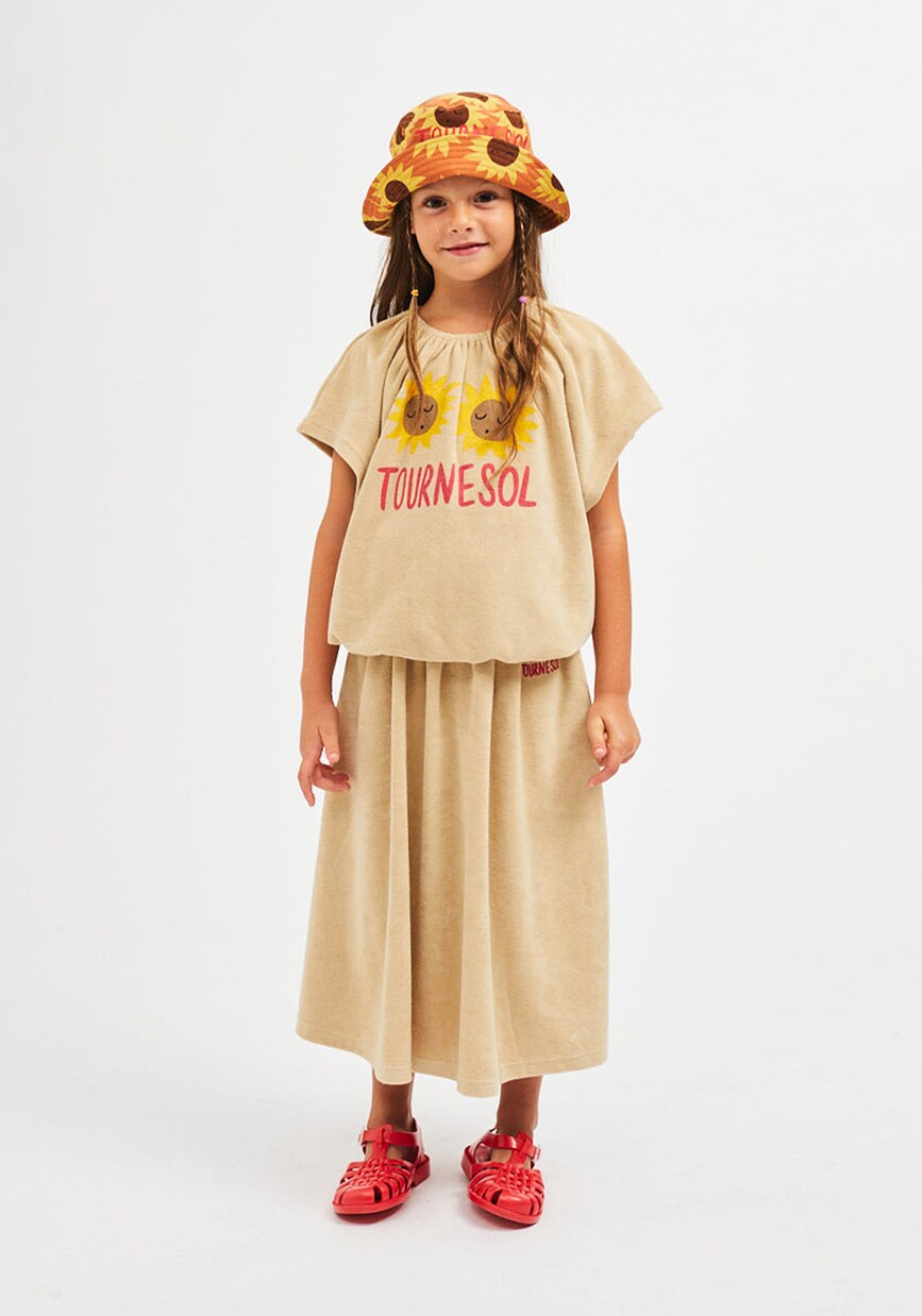 Set of 2 Tournesol T-shirt and skirt | Jellymallow