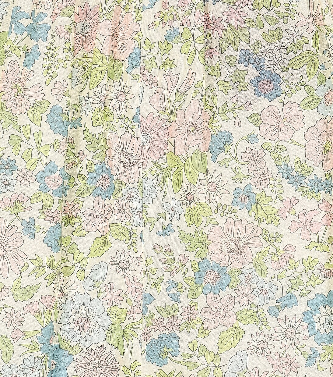 Baby Lilisy floral cotton overalls | Bonpoint