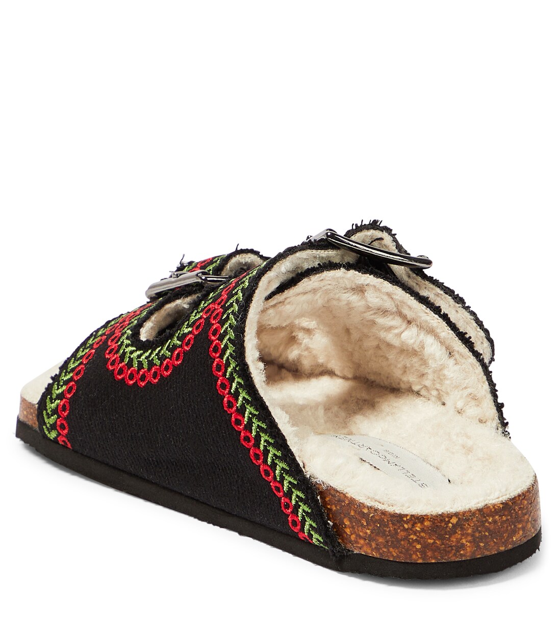 Embroidered canvas slides | Stella McCartney Kids