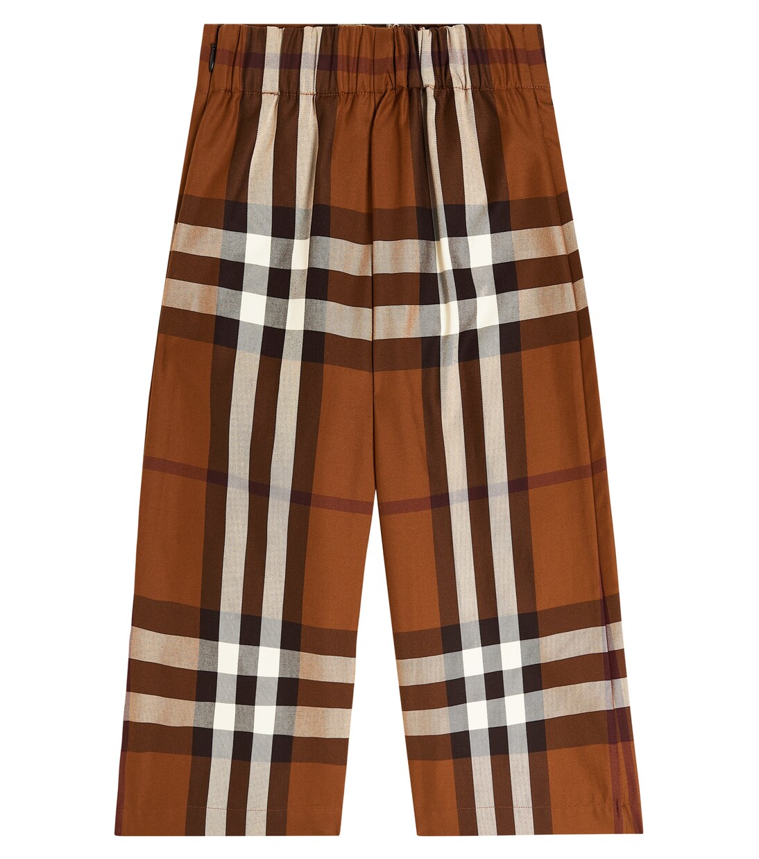 Burberry Check cotton wide-leg pants | Burberry Kids