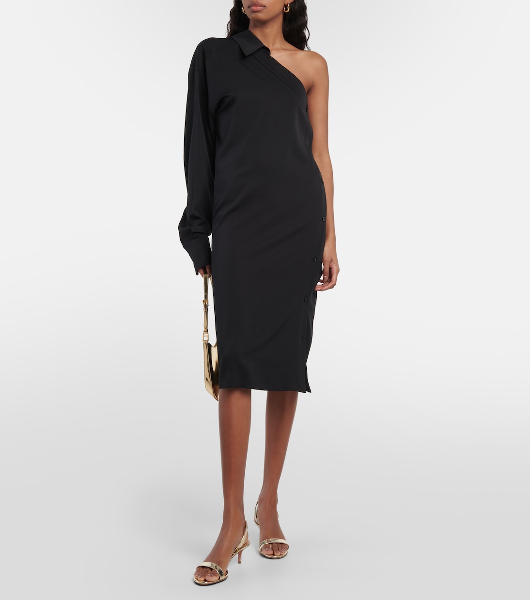 So Nude 50 mirrored leather sandals | Aquazzura