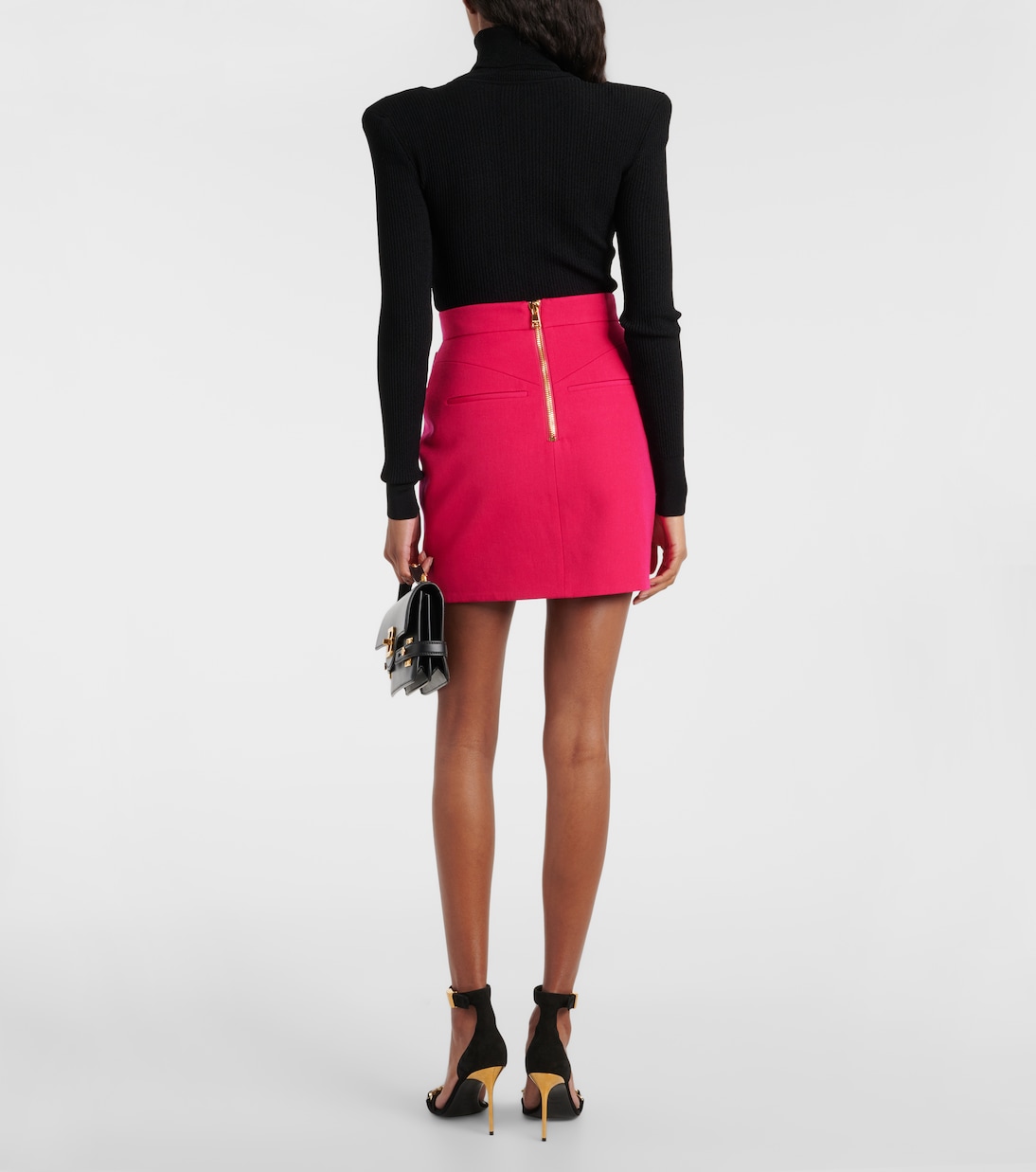 Minirock aus Schurwolle | Balmain