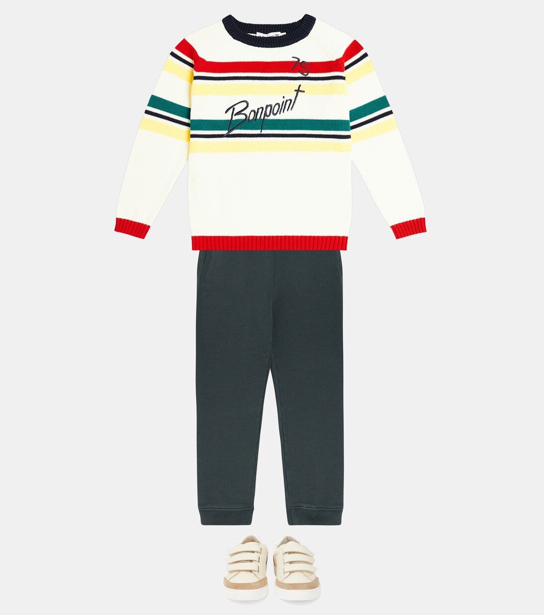 Florencio logo cotton sweater | Bonpoint