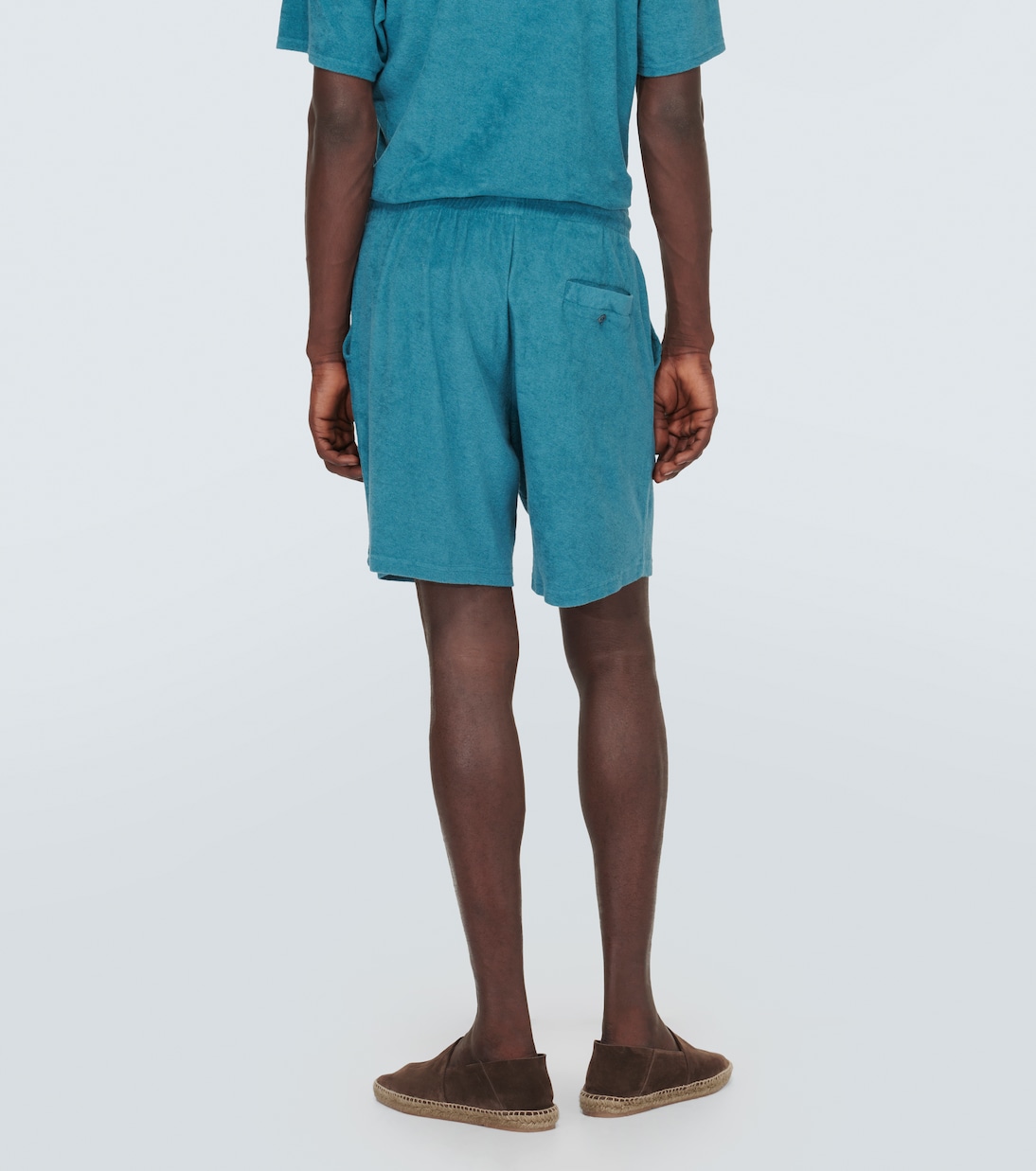Augusto cotton-blend terry shorts | Frescobol Carioca