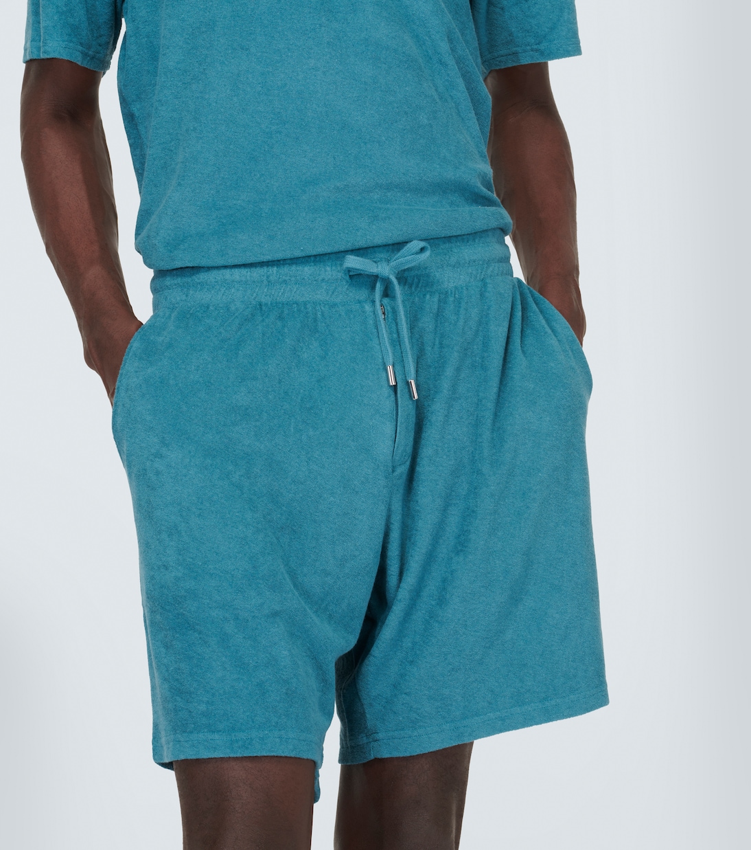 Augusto cotton-blend terry shorts | Frescobol Carioca