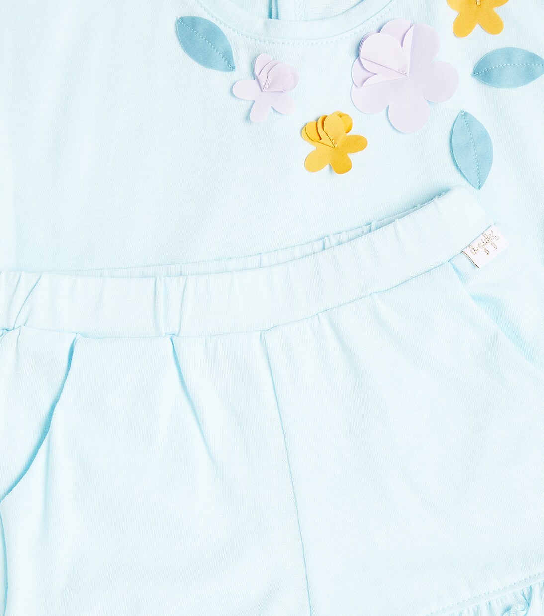 Bébé – Ensemble blouse et short en coton | Il Gufo