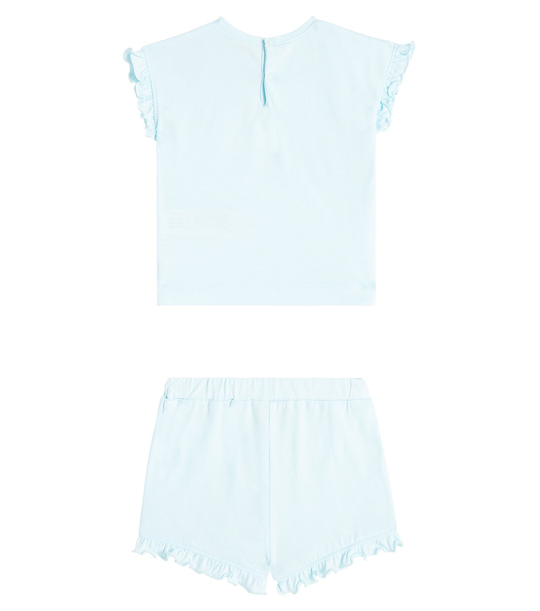 Bébé – Ensemble blouse et short en coton | Il Gufo