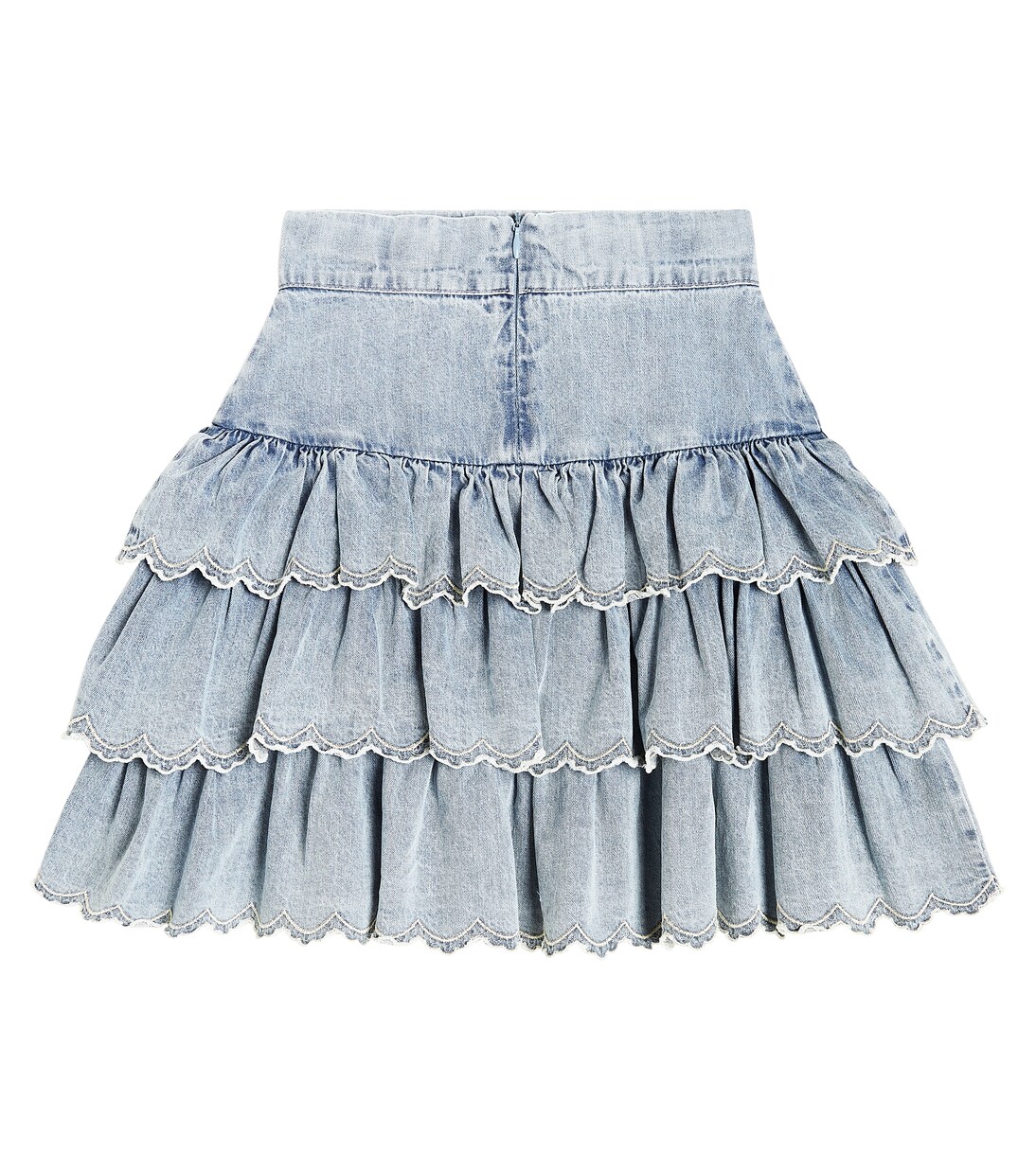 Gonna in cotone con ricamo | Petite Amalie  