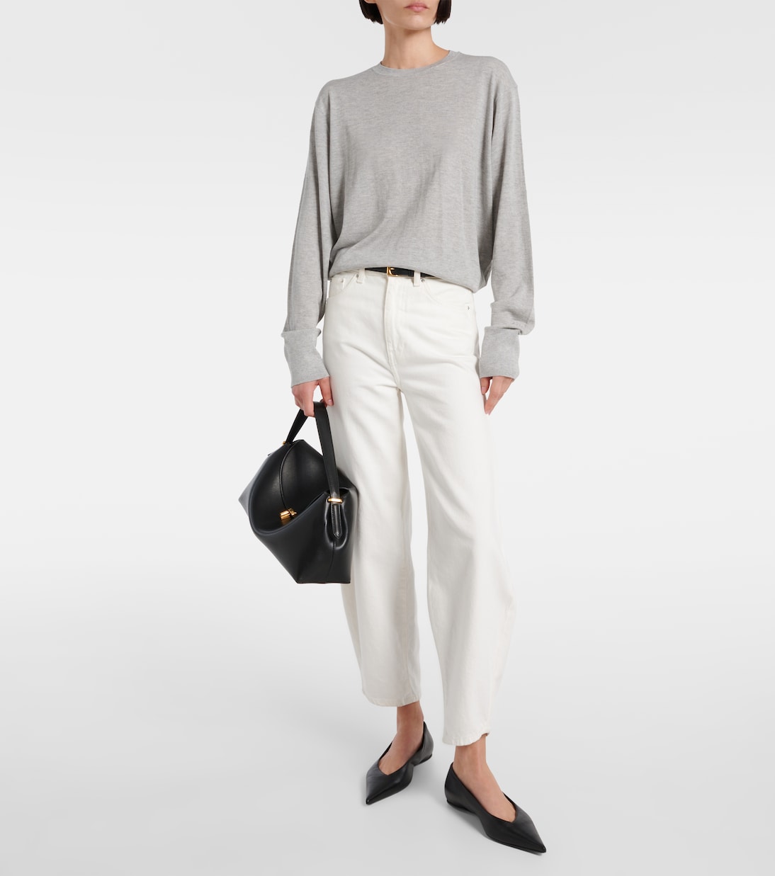 بلوفر من الحرير والكشمير المخلوط | Toteme