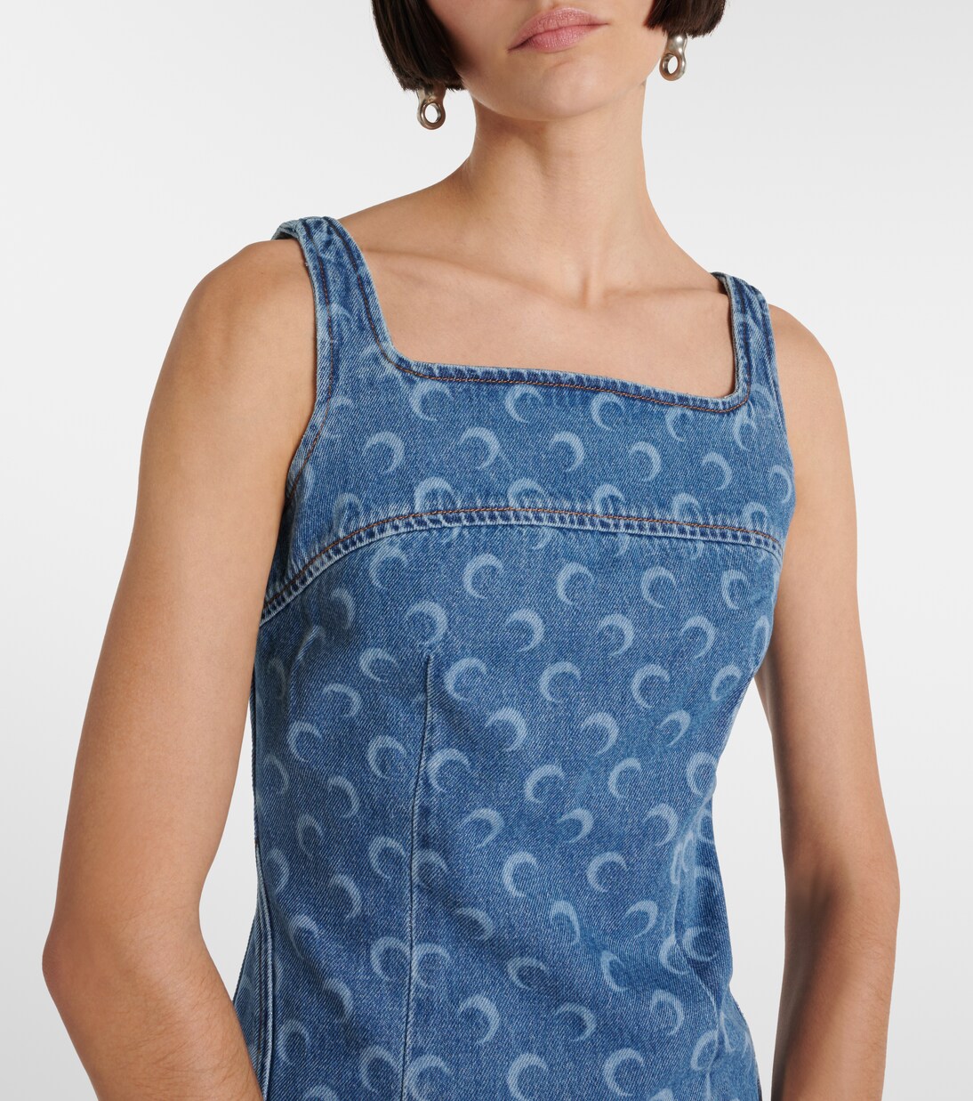 Jeanskleid All Over Moon | Marine Serre