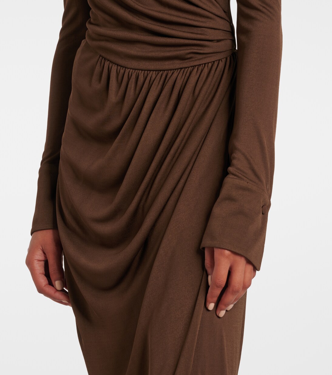 Robe longue asymétrique | Oscar de la Renta