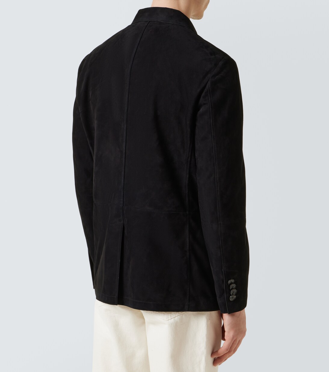 Monti single-breasted suede blazer | Brioni