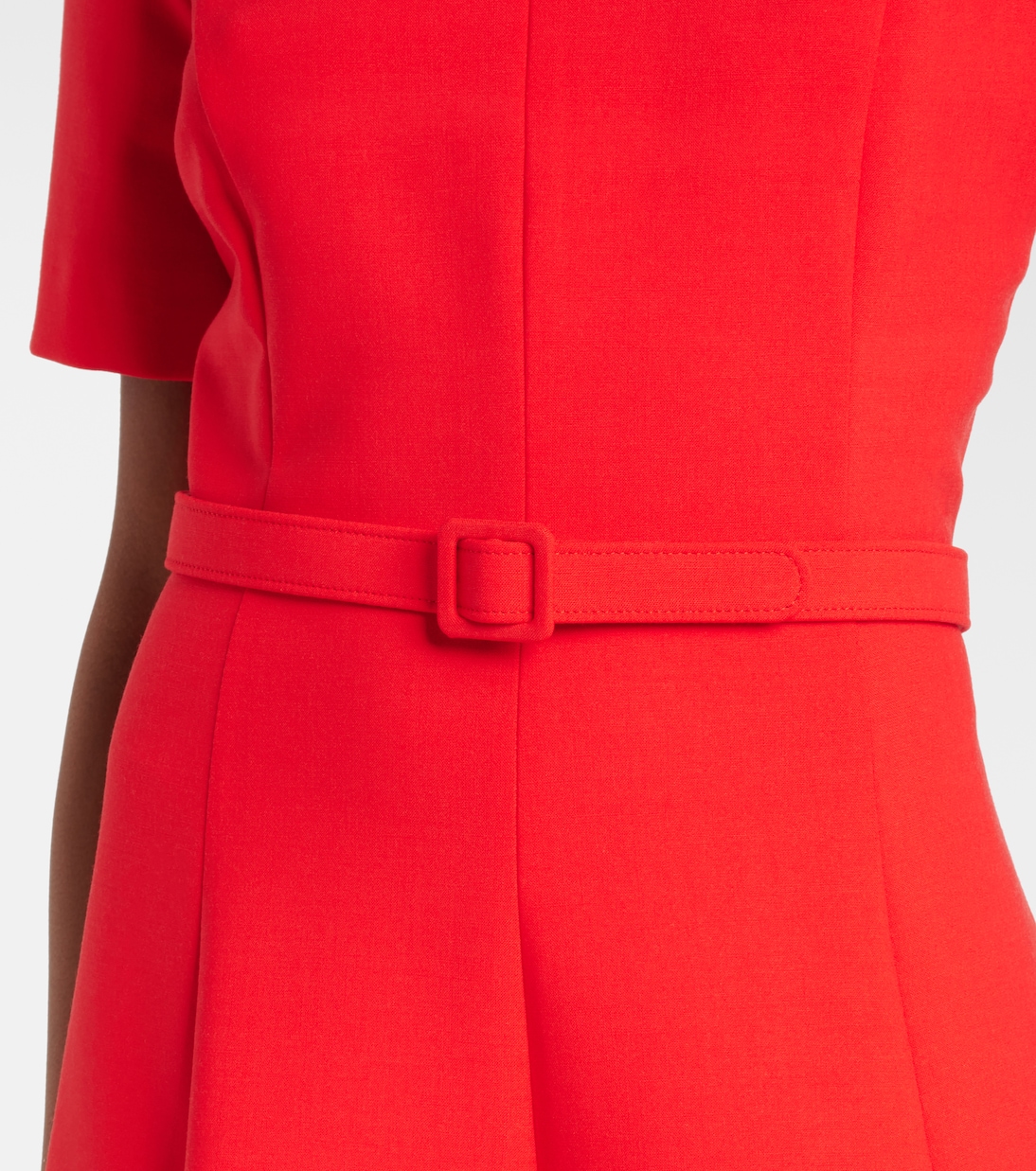 Midikleid aus einem Wollgemisch | Oscar de la Renta
