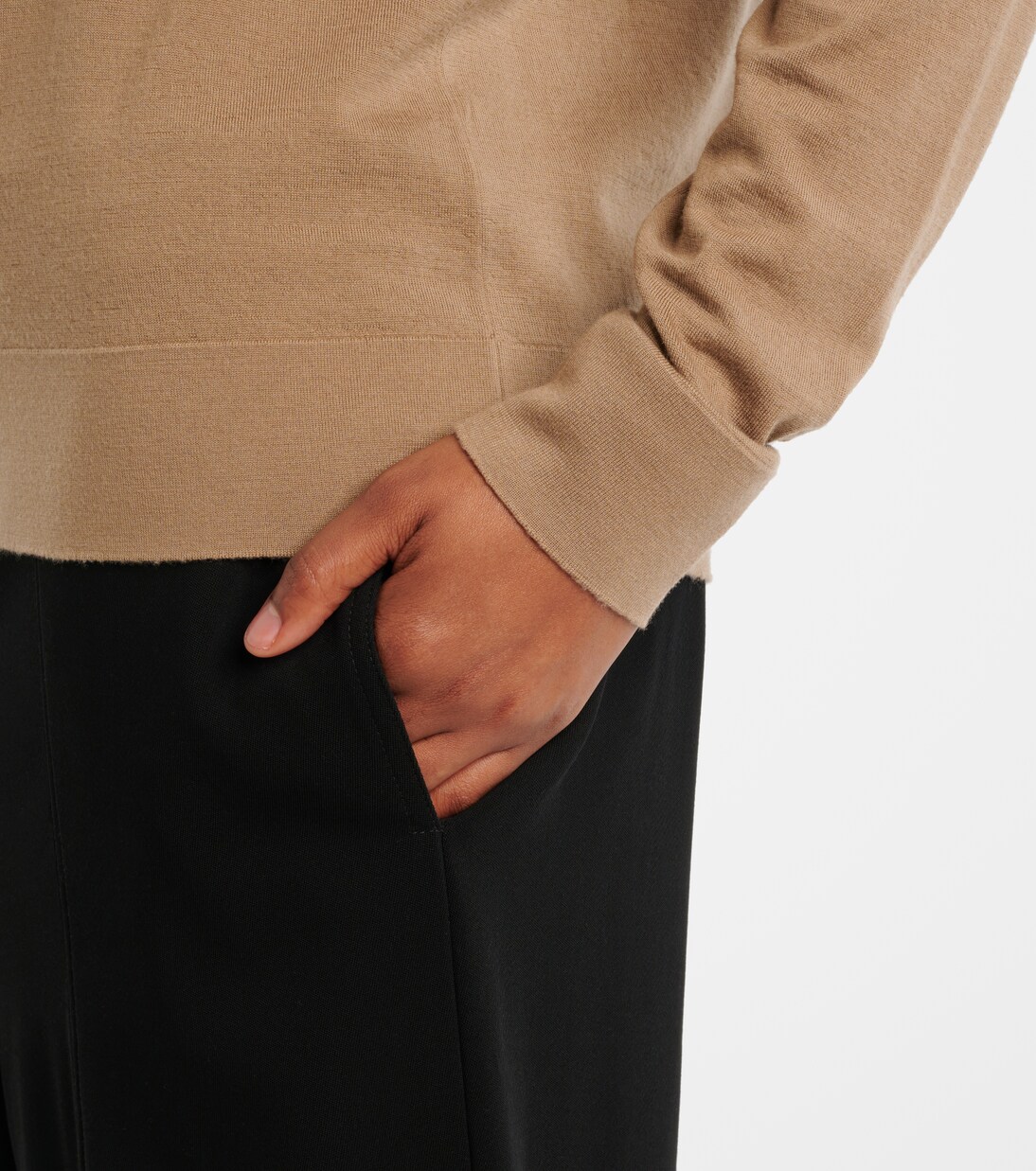 Ipanelli wool jersey polo sweater | The Row