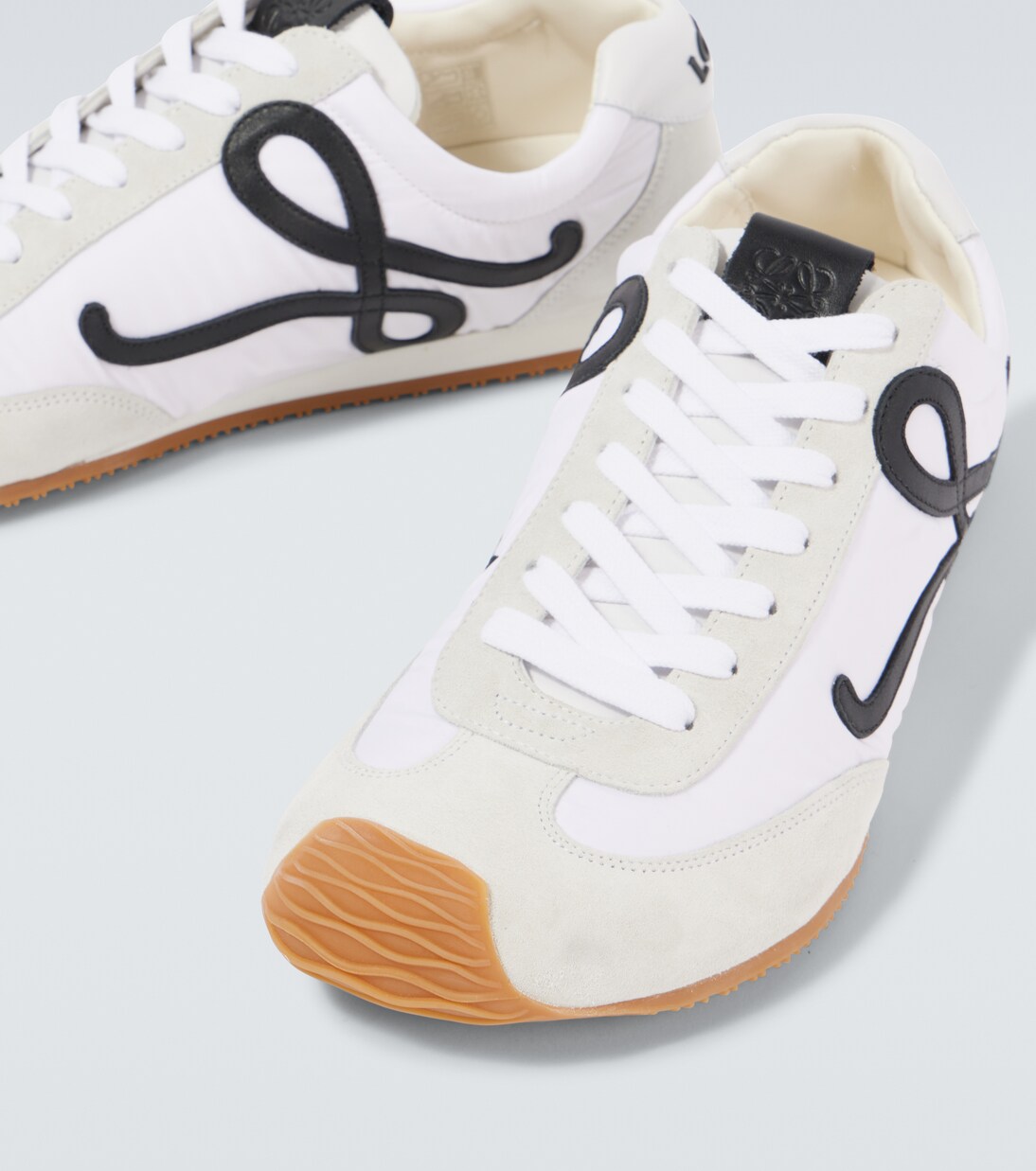 Ballet Runner 2.0 suede-trimmed sneakers | Loewe
