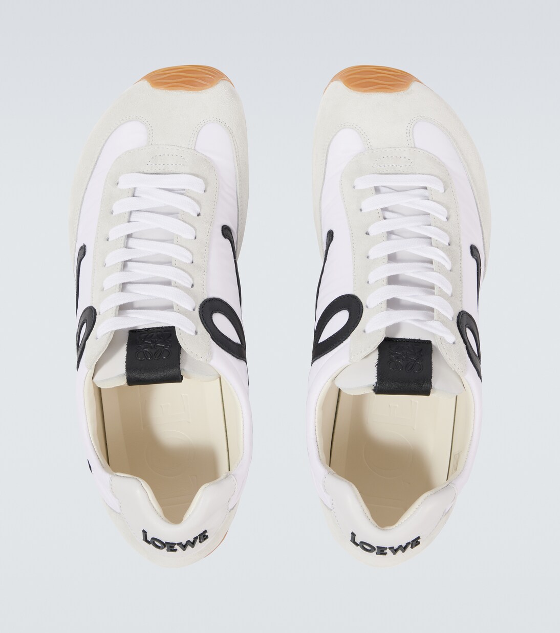 Ballet Runner 2.0 suede-trimmed sneakers | Loewe