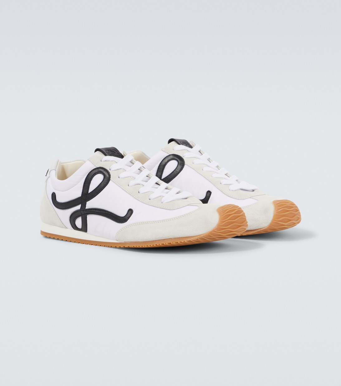 Ballet Runner 2.0 suede-trimmed sneakers | Loewe