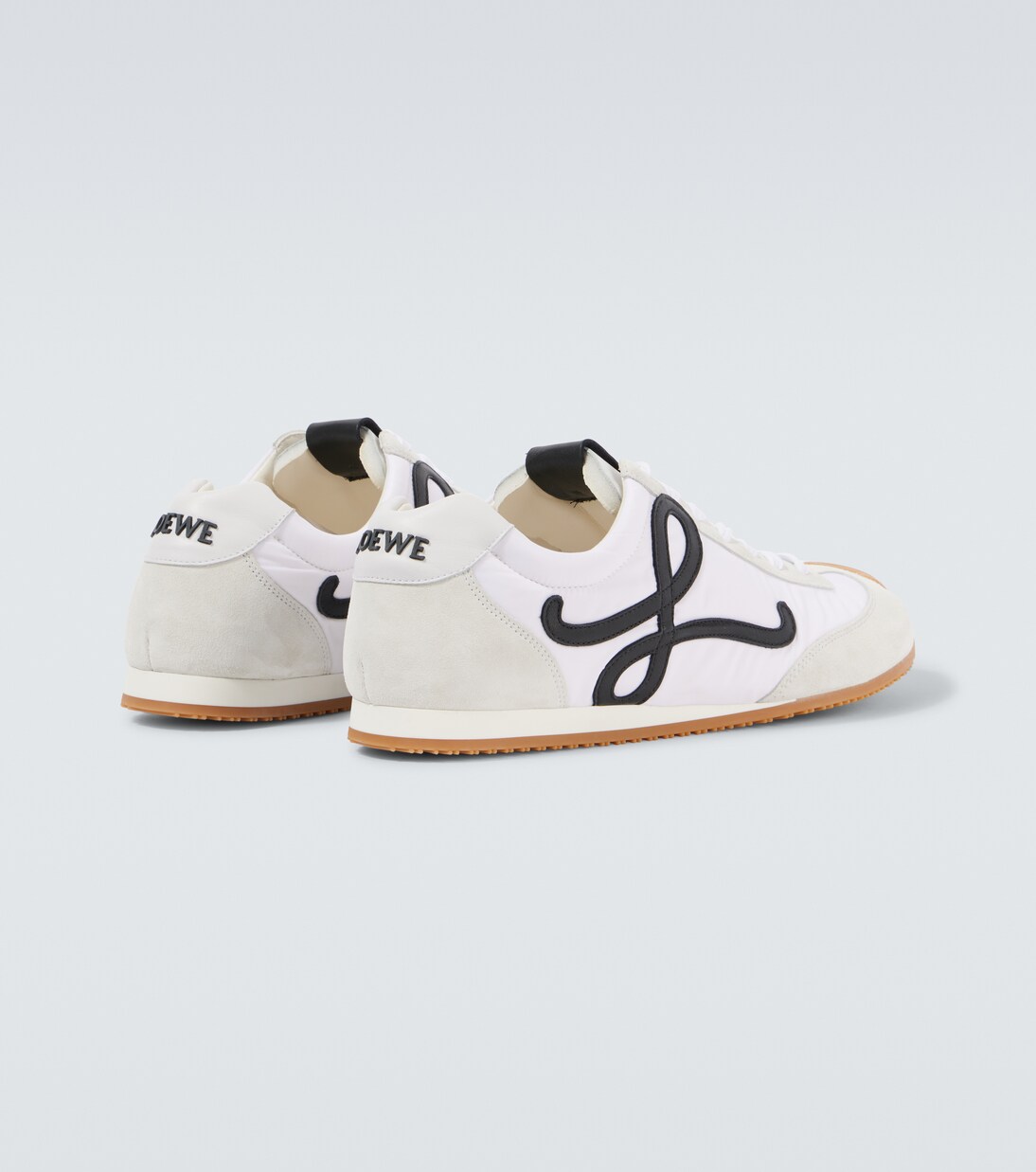 Ballet Runner 2.0 suede-trimmed sneakers | Loewe